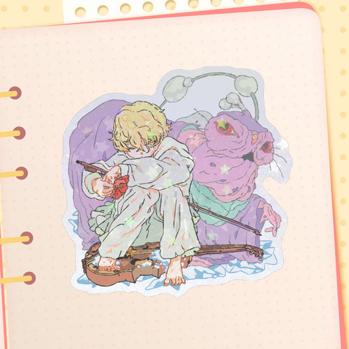 alnst: luka | 3" holo sticker