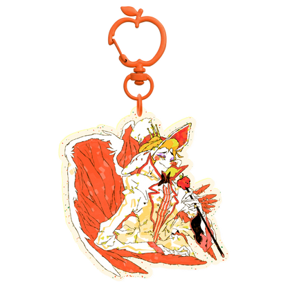 👹 🏨: lucifer | 2.75" glitter color charm