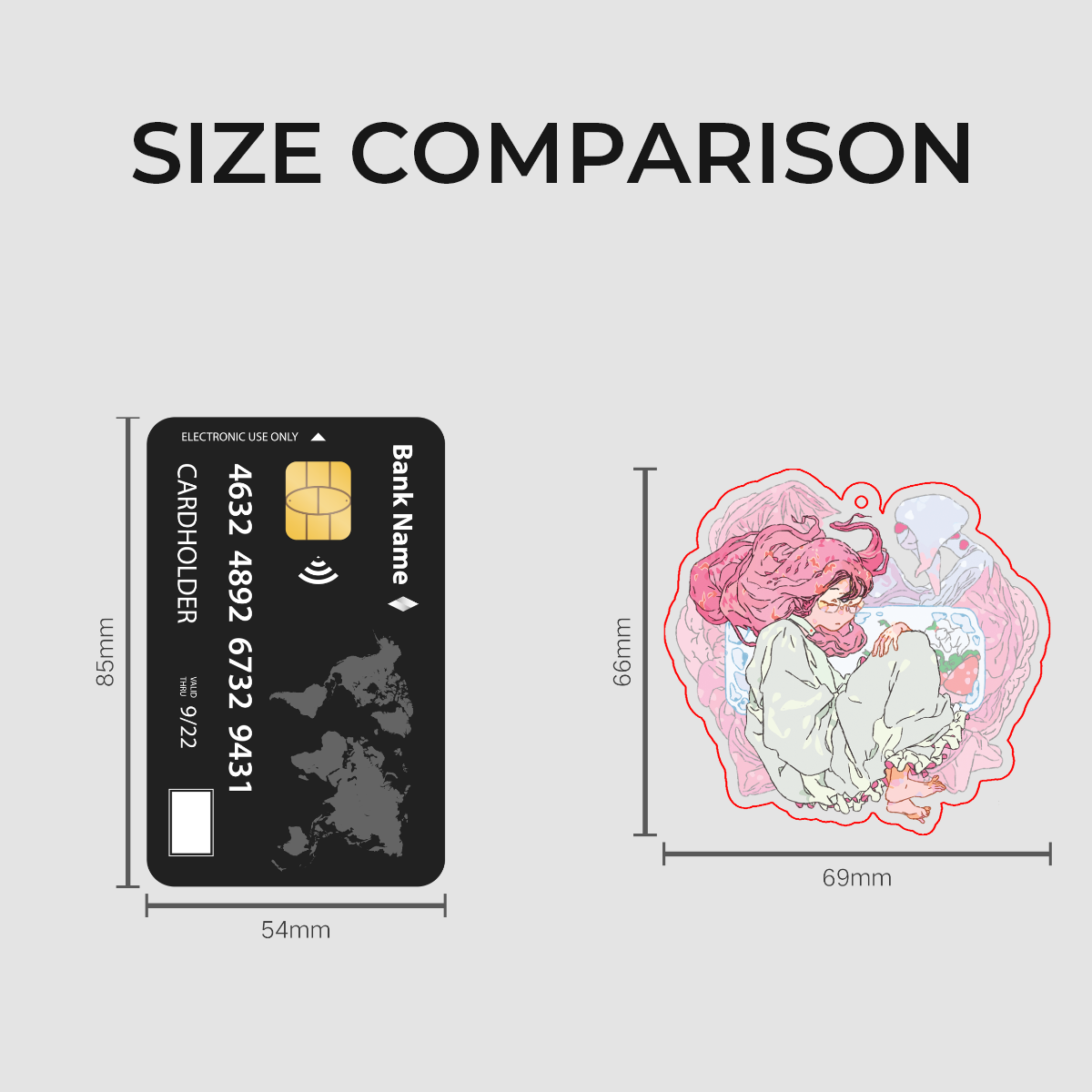 alnst: mizi | 2.75" charm