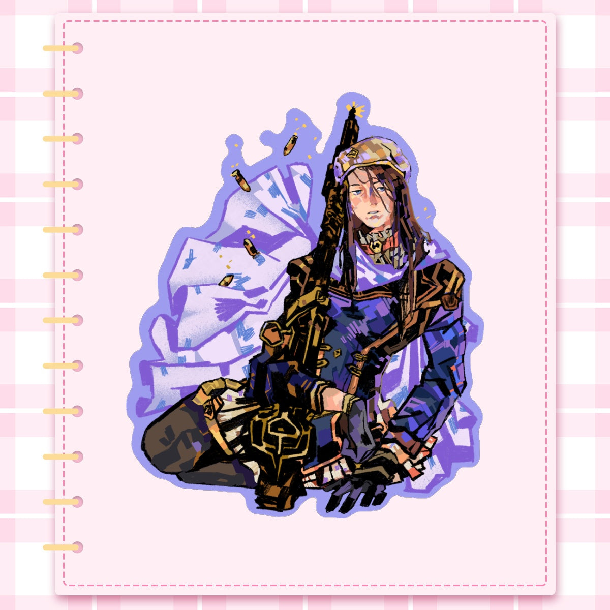 🔫: caitlyn | 3" sticker