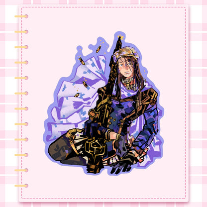 🔫: caitlyn | 3" sticker