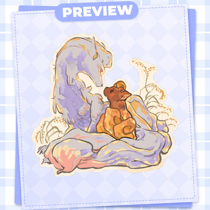 Pokemon: Ninetales | 3x3" sticker
