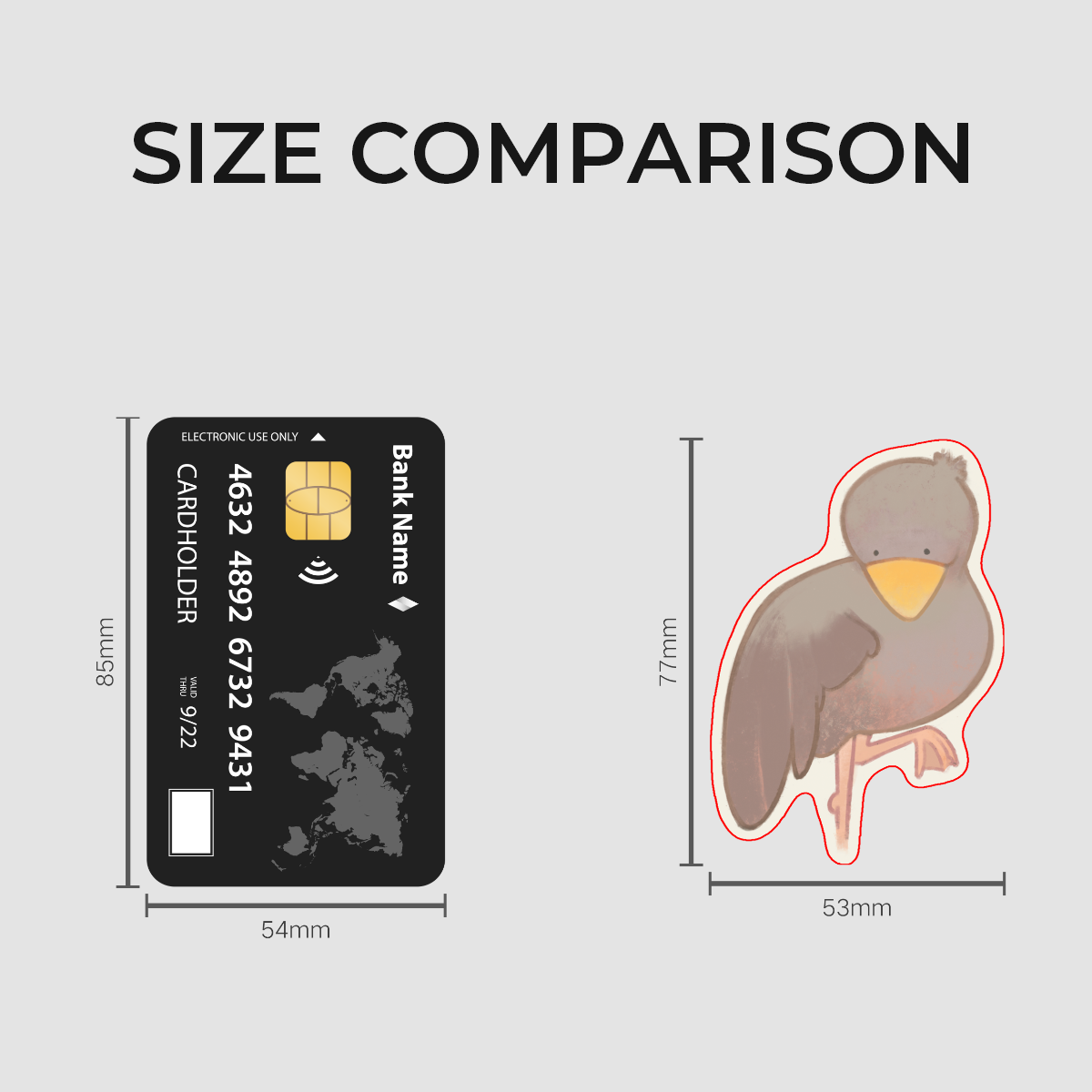 🐧: shoebill | 3" sticker