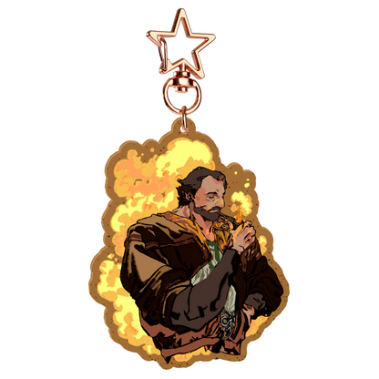Arcane: Vander | 7cm glitter colour-edge charm