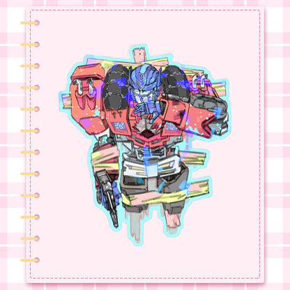 Transformers Chaos Theory: Optimus | 3x3" sticker