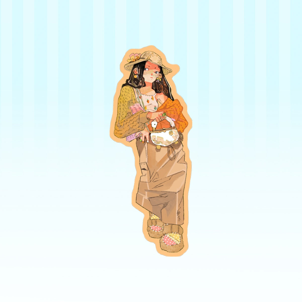 Girls Girls Girls: Cottage | 3x3" sticker
