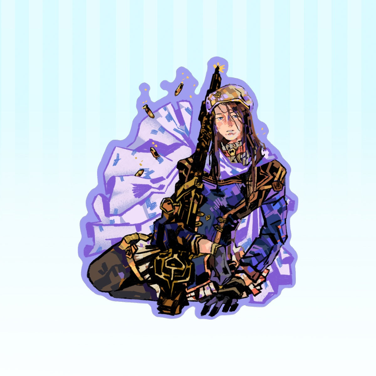 🔫: caitlyn | 3" sticker