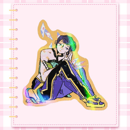 KPop Demon Hunters: Zoey | 3x3" sticker