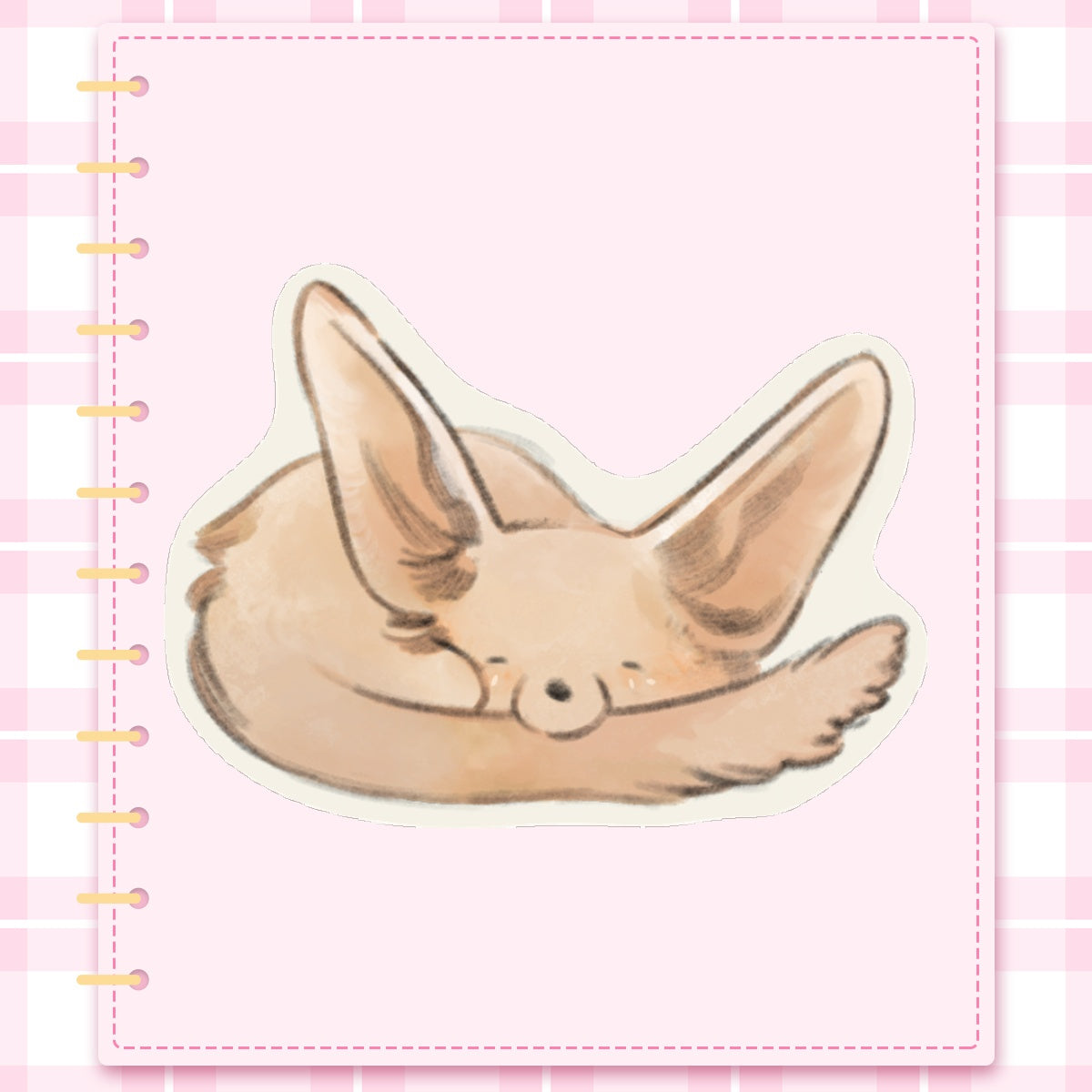🦊: smol fox | 2.5" sticker