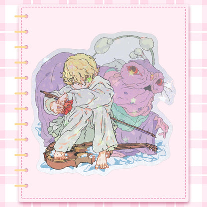 alnst: luka | 3" holo sticker