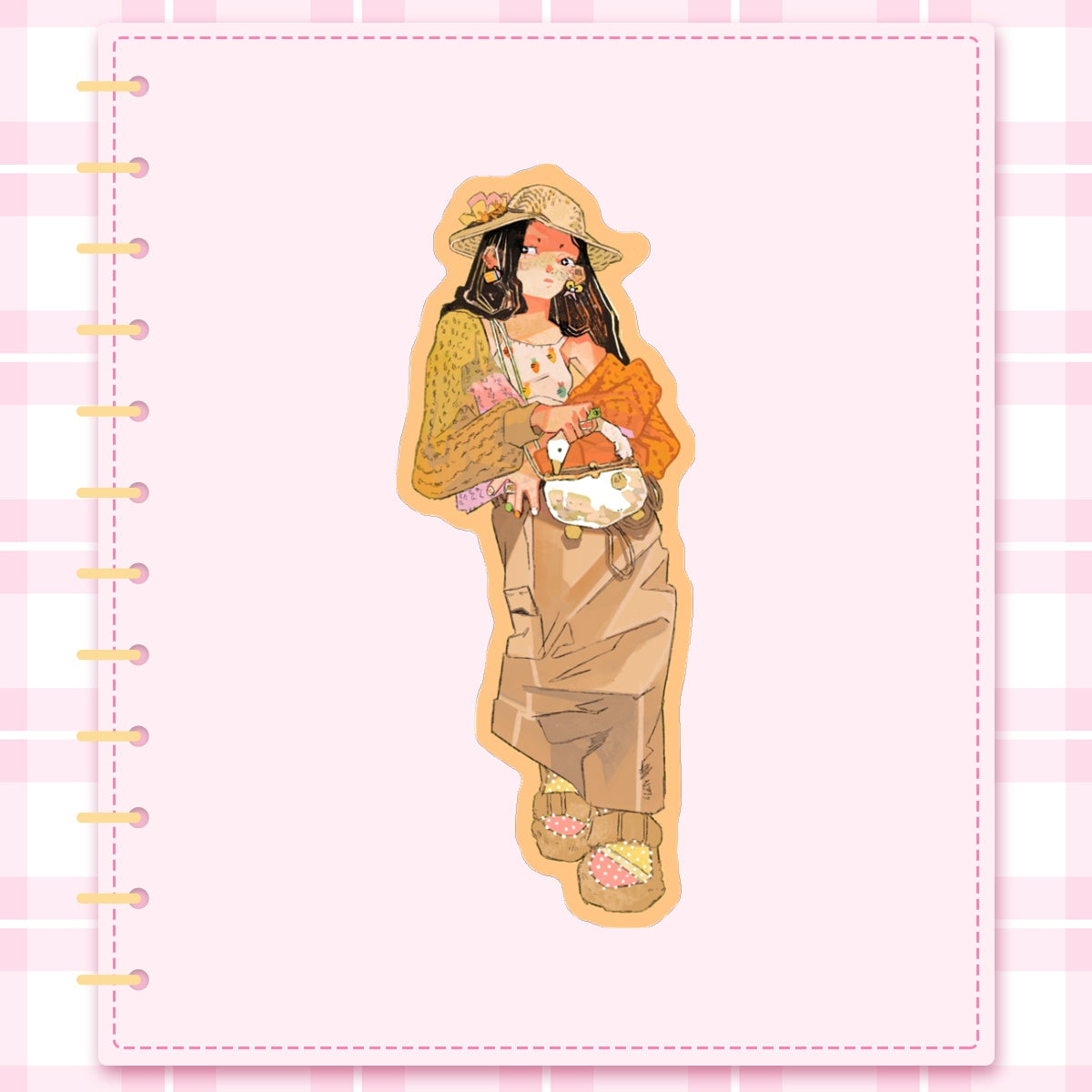 Girls Girls Girls: Cottage | 3x3" sticker