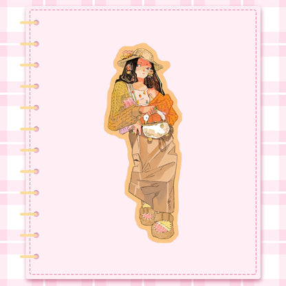 Girls Girls Girls: Cottage | 3x3" sticker