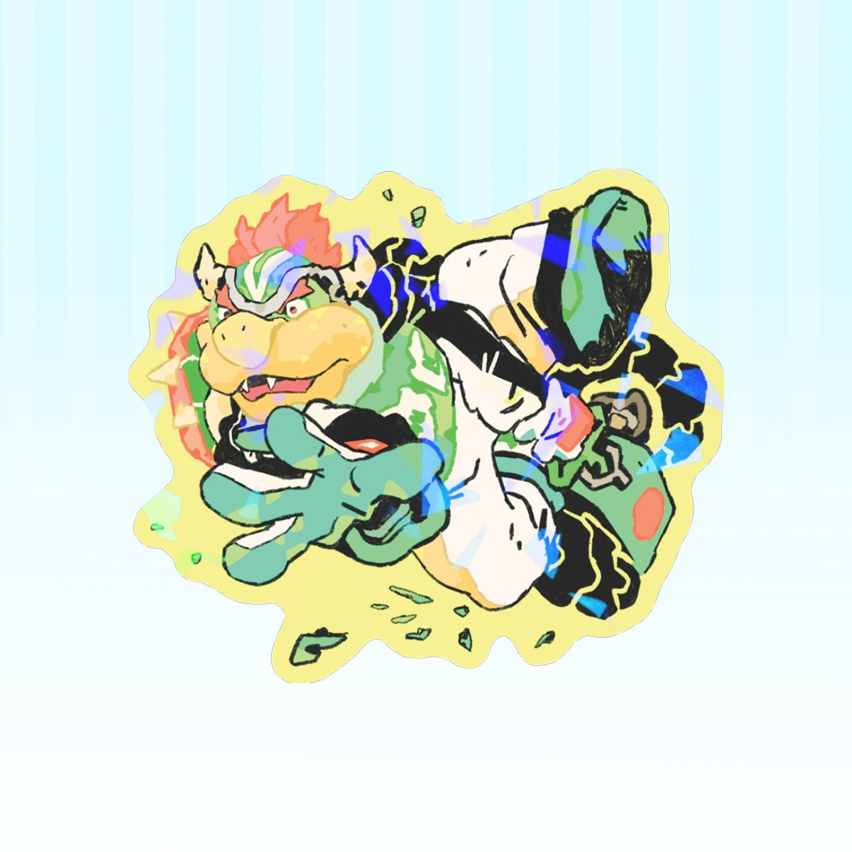 Mario: Bowser | 3x3" sticker