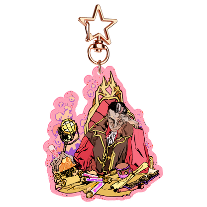 Arcane: Silco | 7cm glitter colour-edge charm