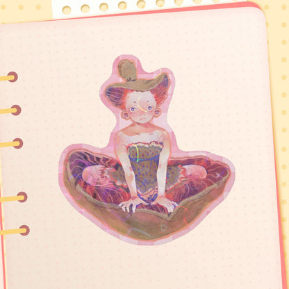 🍄: red mushroom | 3" sticker