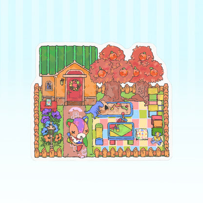 ac: stitches | 3" sticker