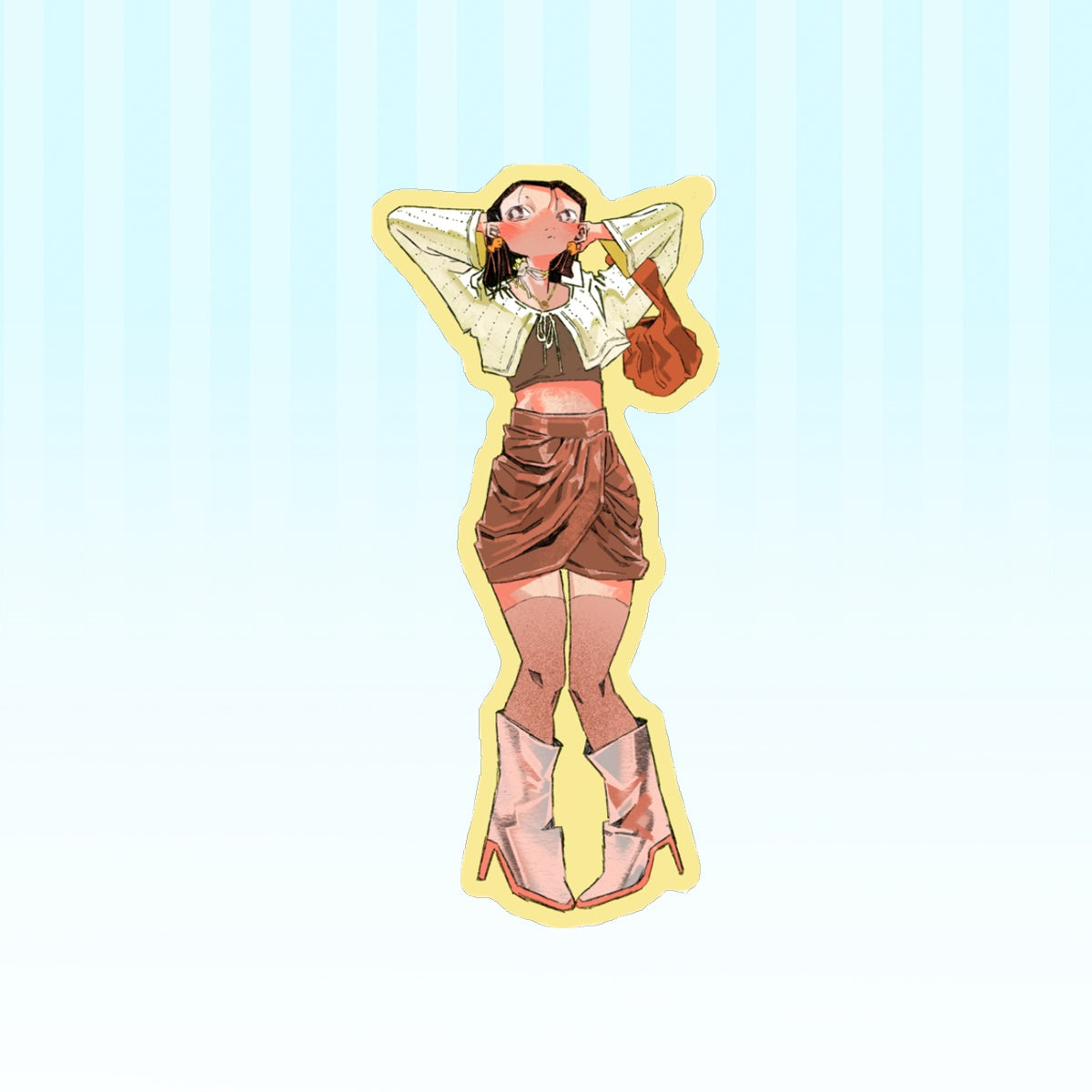 Girls Girls Girls: Winter | 3x3" sticker