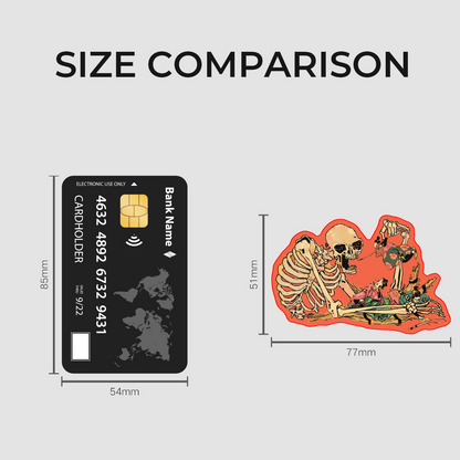 youkai: skeleton | 3" sticker