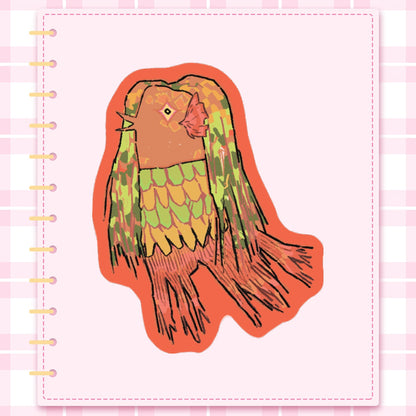 youkai: mermaid | 2" sticker