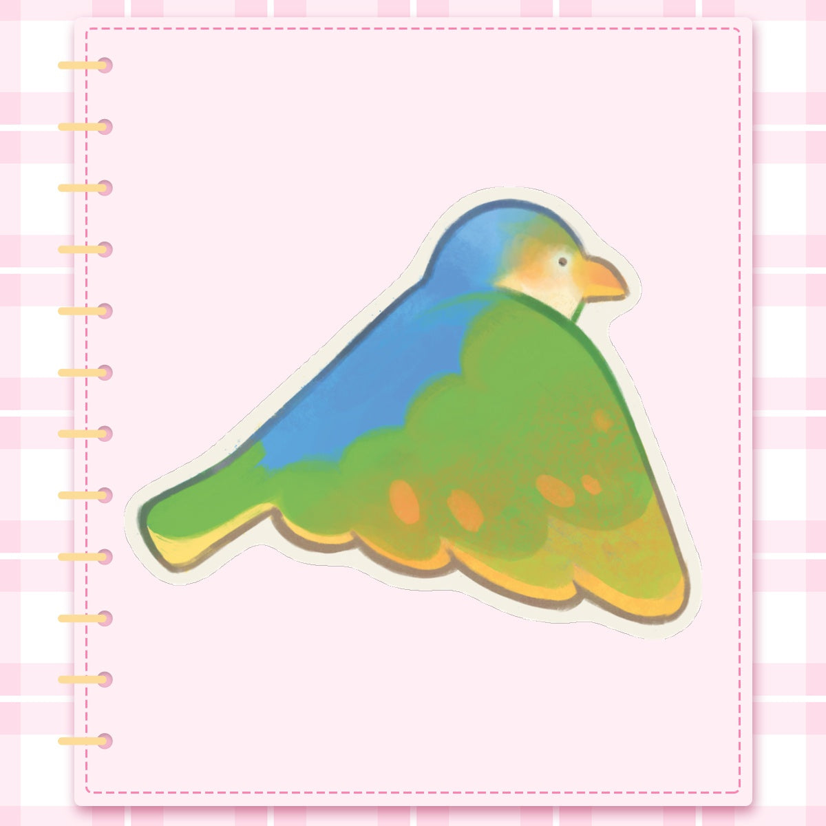 🐧: parrot | 3" sticker