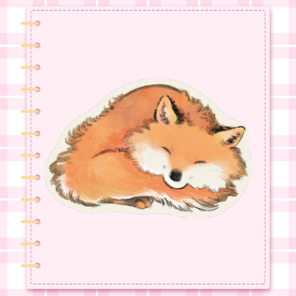 🦊: fox | 3" sticker