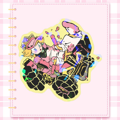 Mario: Peach | 3x3" sticker