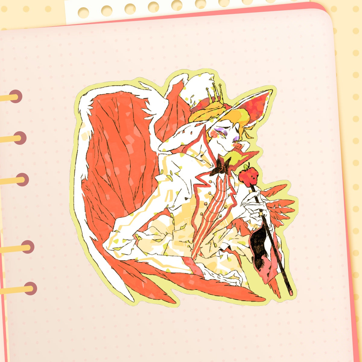 👹 🏨: lucifer | 3" sticker