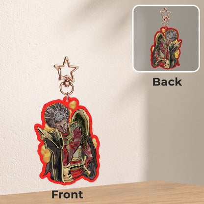 Arcane: Ambessa | 7cm glitter colour-edge charm