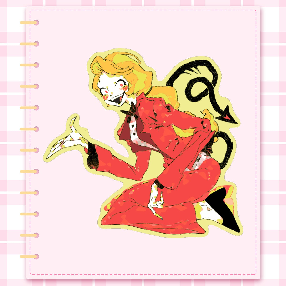 👹 🏨: charlie | 3" sticker