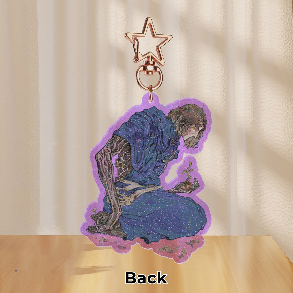 Arcane: Viktor | 7cm glitter colour-edge charm