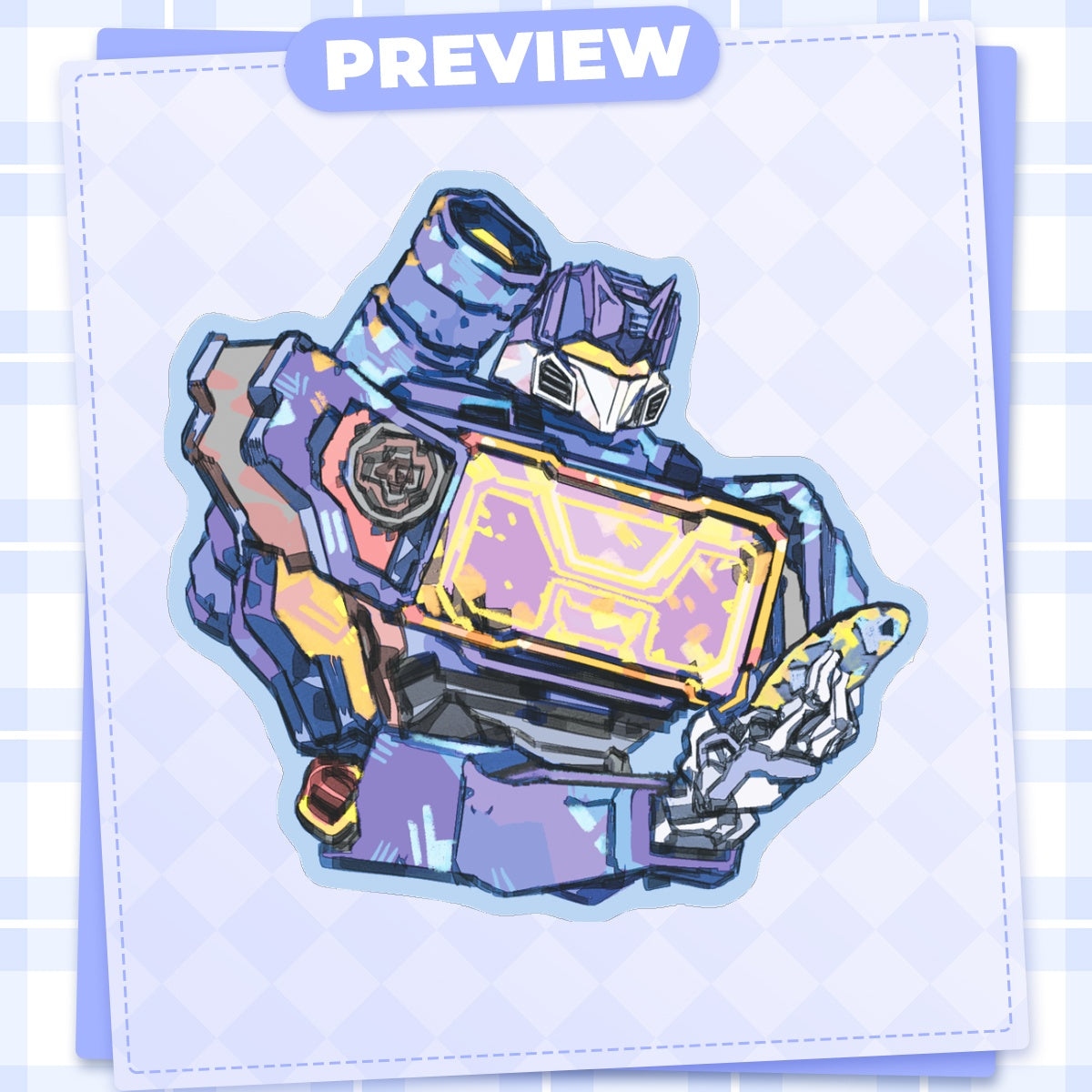 Transformers One: Soundwave | 3x3" sticker