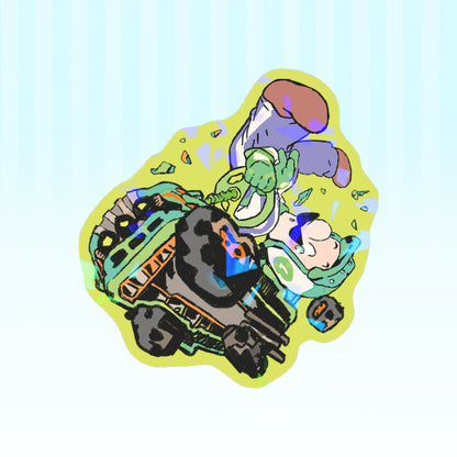Mario: Luigi | 3x3" sticker