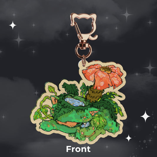 🪩: kappa | 2.75" wood charm