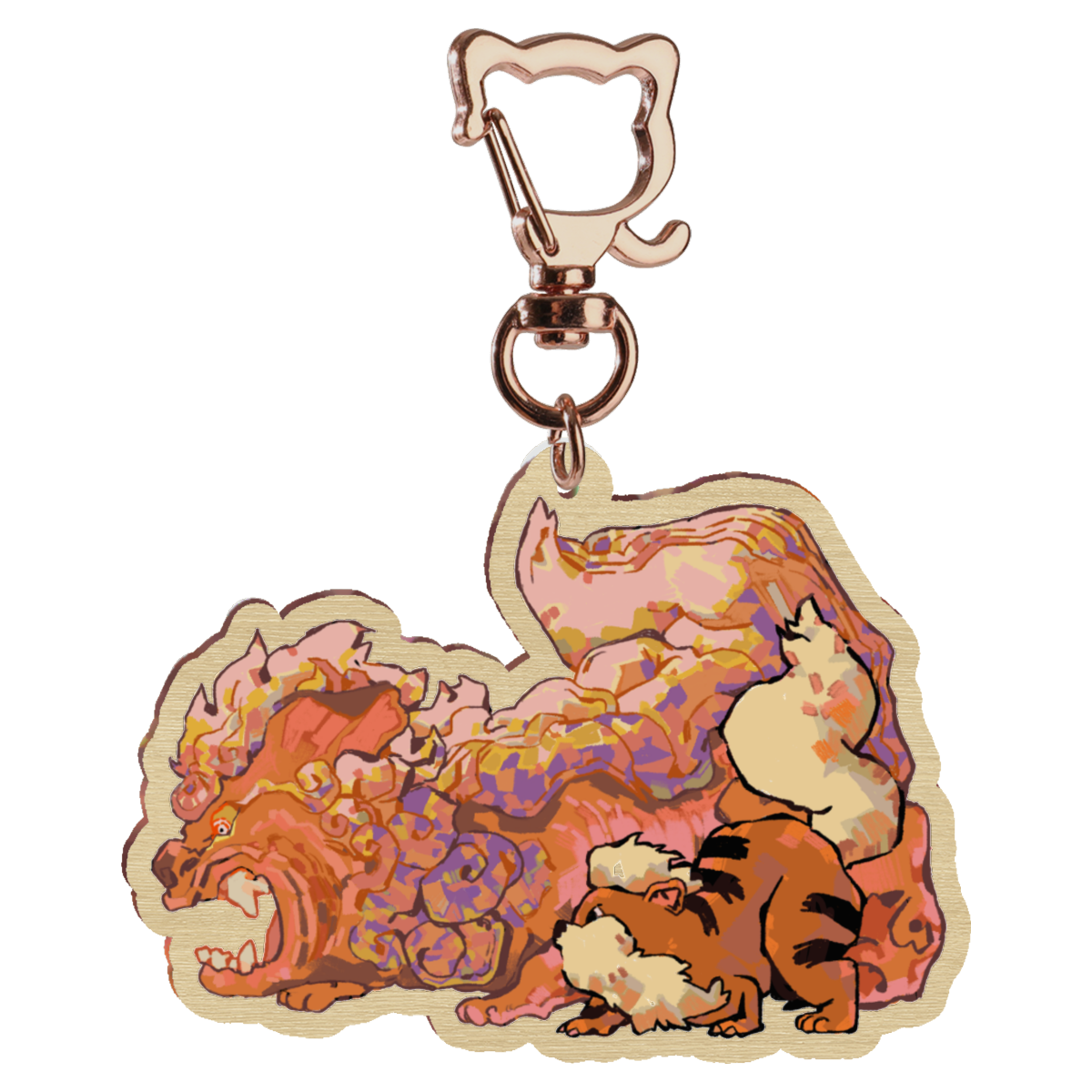 🪩: komainu | 2.75" wood charm
