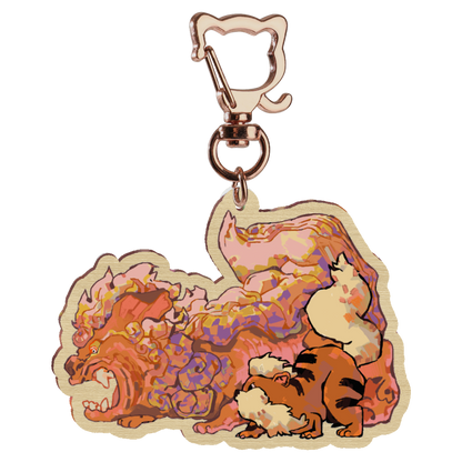 🪩: komainu | 2.75" wood charm