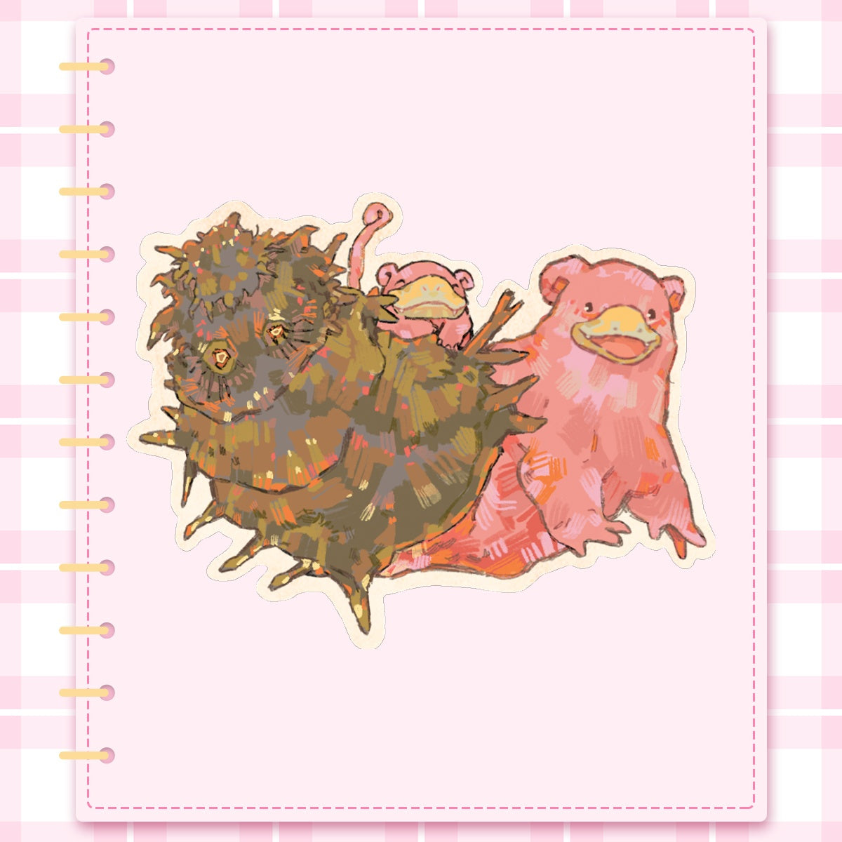 Pokemon: Slowbro | 3x3" sticker