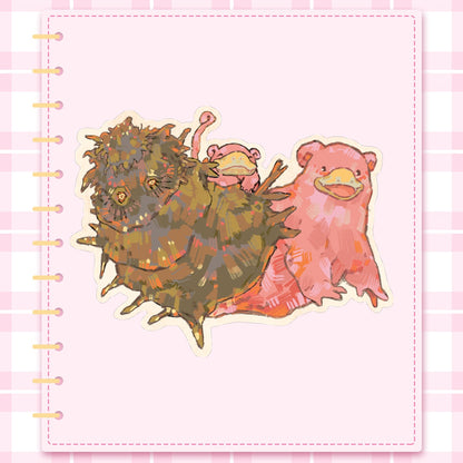 Pokemon: Slowbro | 3x3" sticker