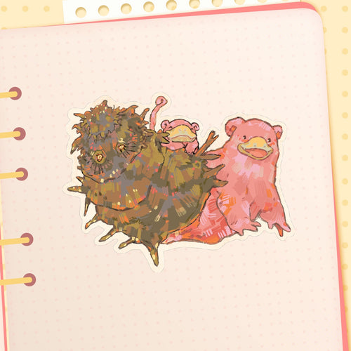 Pokemon: Slowbro | 3x3" sticker