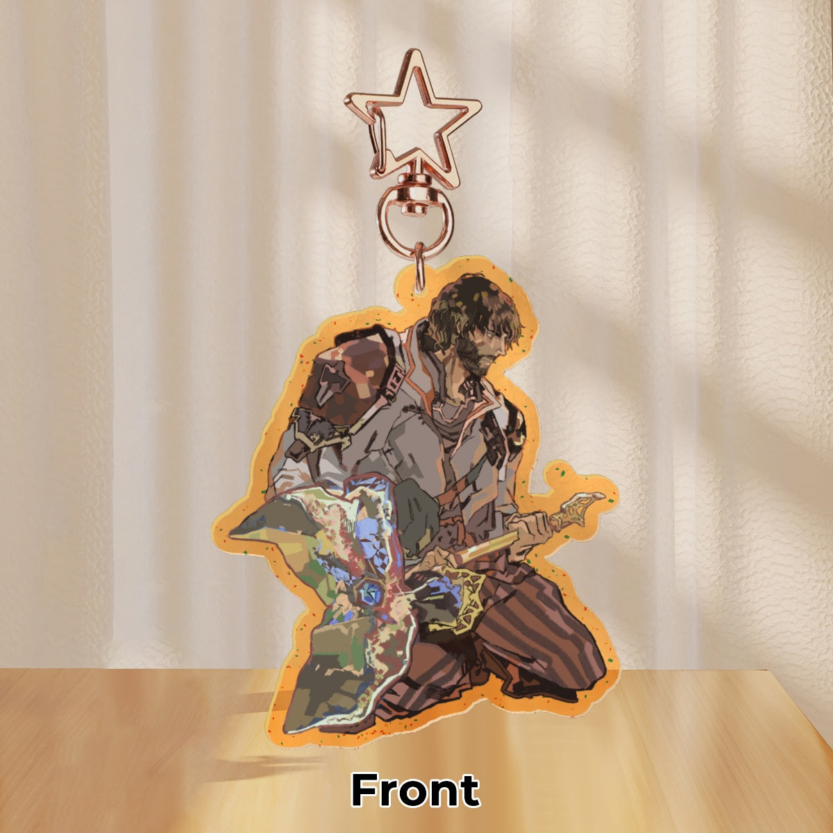 Arcane: Jayce | 7cm glitter colour-edge charm