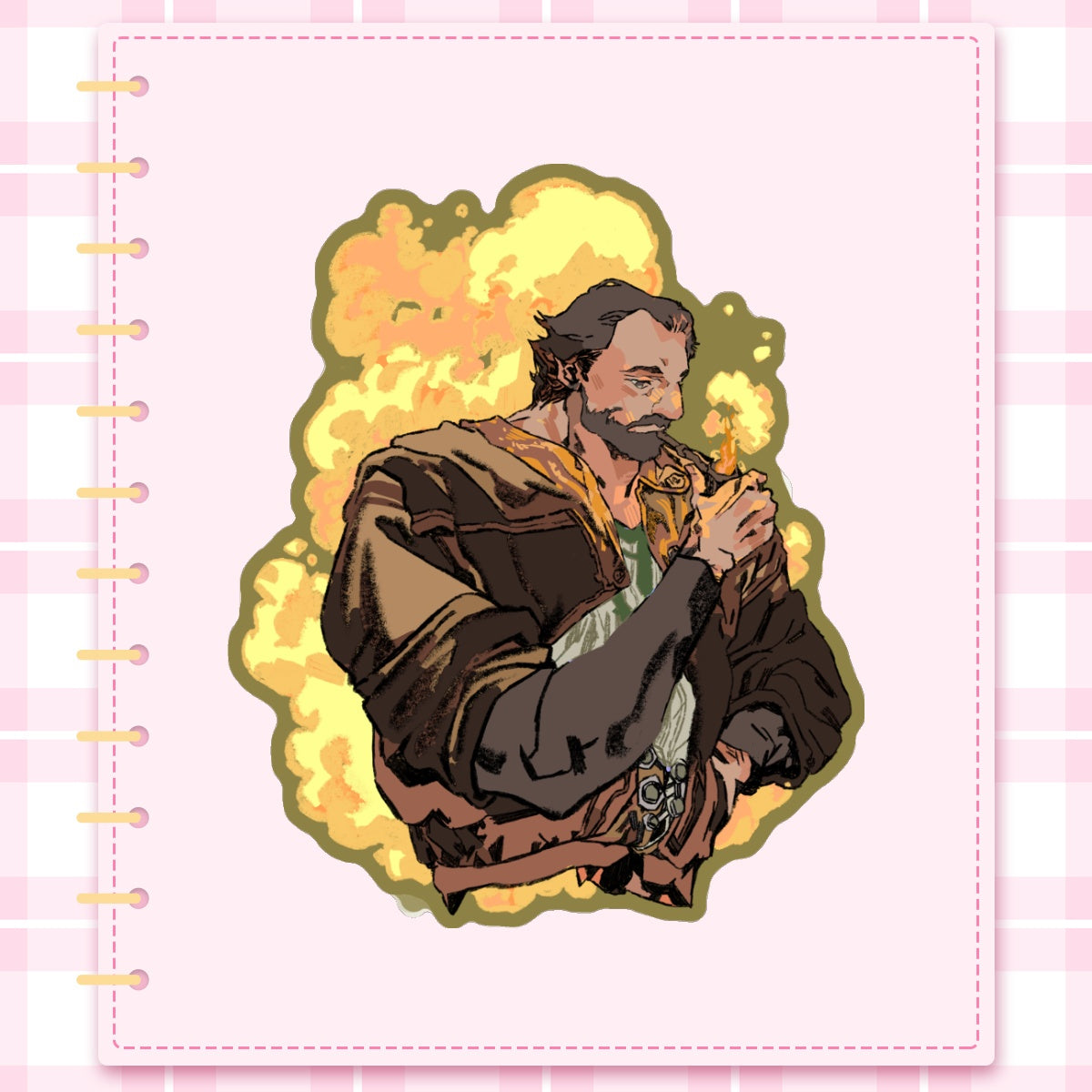 🔫: vander | 3" sticker