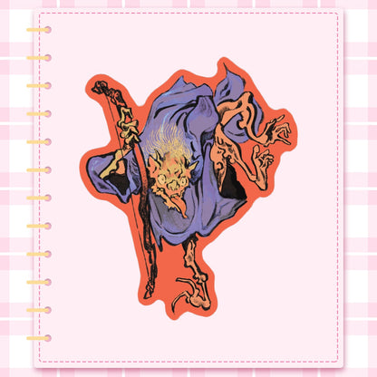 youkai: oni | 3" sticker