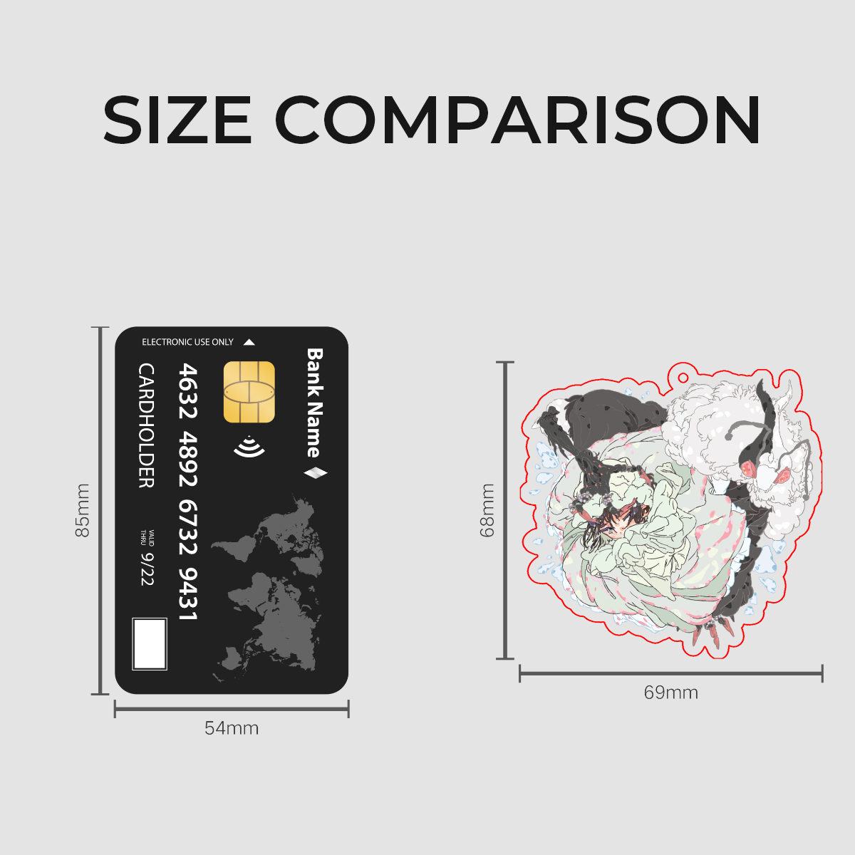alnst: sua | 2.75" charm
