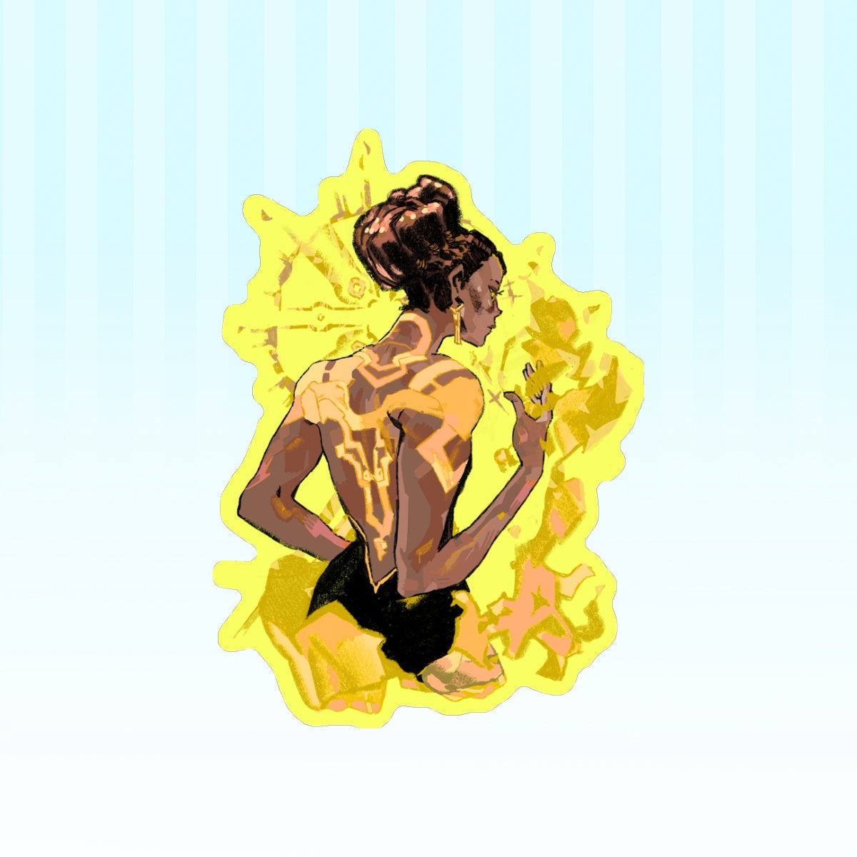 🔫: mel | 3" sticker