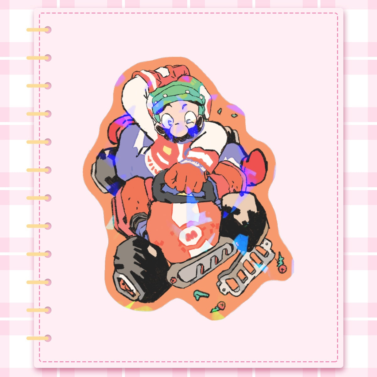 Mario: Mario | 3x3" sticker