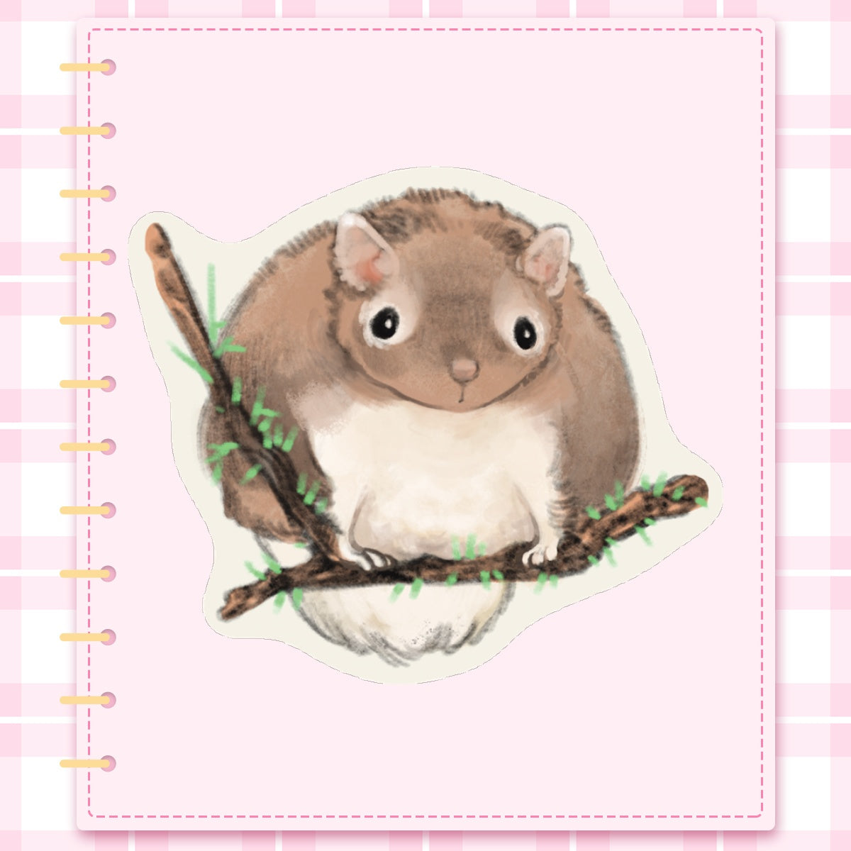 🦊: squirrel | 2.5" sticker