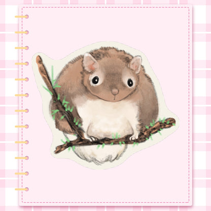 🦊: squirrel | 2.5" sticker