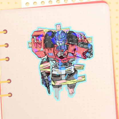 Transformers Chaos Theory: Optimus | 3x3" sticker