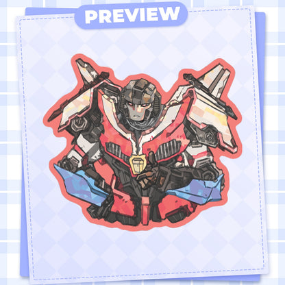 Transformers One: Starscream | 3x3" sticker
