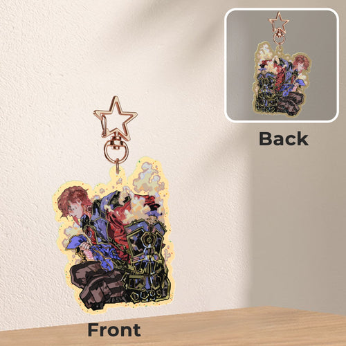 Arcane: Vi | 7cm glitter colour-edge charm