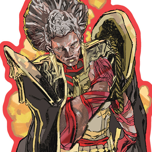 arcane | ambessa: 3x3" vinyl sticker